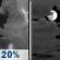 Thursday Night: Slight Chance Showers And Thunderstorms then Mostly Cloudy