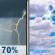 Thursday: Showers And Thunderstorms Likely then Mostly Cloudy