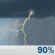 Wednesday: Showers And Thunderstorms